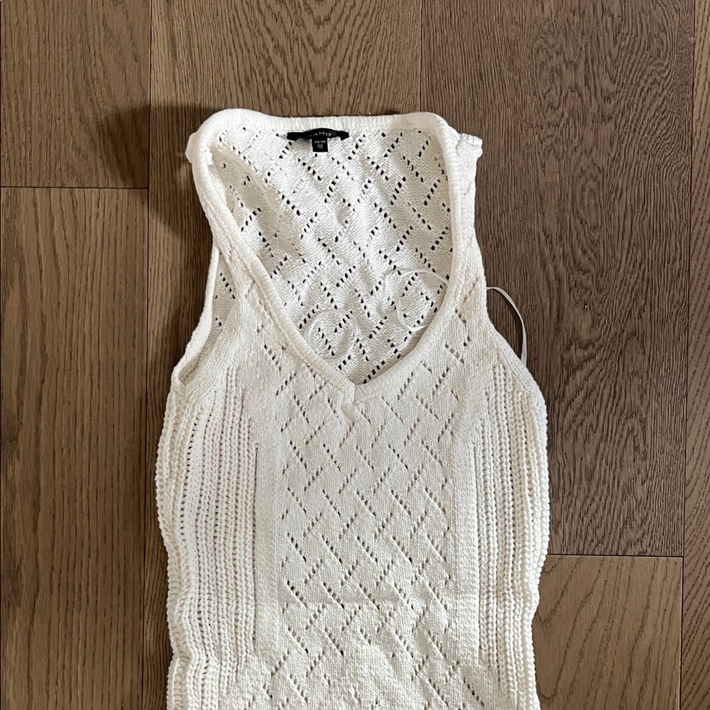 Dynamite Open Knit V-Neck Max - Picture 5 of 9
